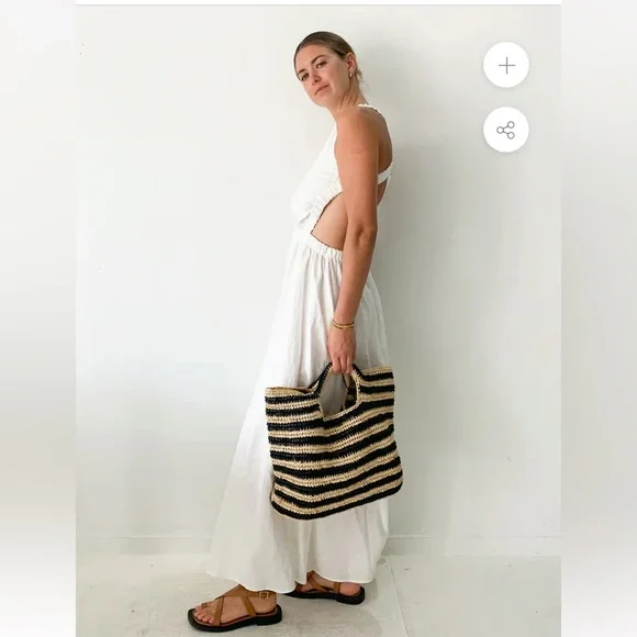 SIR Alena Maxi Dress Ivory Size 3 (AU12) - Picture 3 of 8